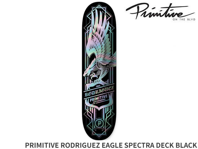 Primitive 国内正規品 プリミティブ PRIMITIVE RODRIGUEZ EAGLE SPECTRA DECK BLACK アソートカラー デッキ スケボー スケートボード Skateboard｜SBC店