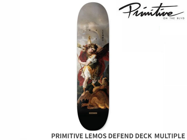 Primitive 国内正規品 プリミティブ PRIMITIVE LEMOS DEFEND DECK MULTIPLE レモス ディフェンド ティアゴ レモス デッキ スケボー スケートボード Skateboard｜SBC店