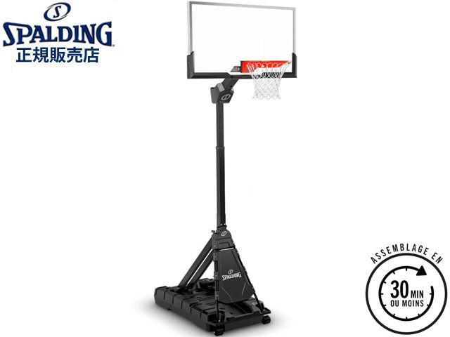 国内定め事品 スポルディング SPALDING 代引っ張ること不可 製造会社直送 貨物輸送無料 54in モーメンタス EZ アッセンブリー アクリル樹脂携帯型 クリアビュー 6E2010JP 提げ篭行き先 篭球 身寄り用 屋内 室外 バスケ訓練を受ける ミニバス