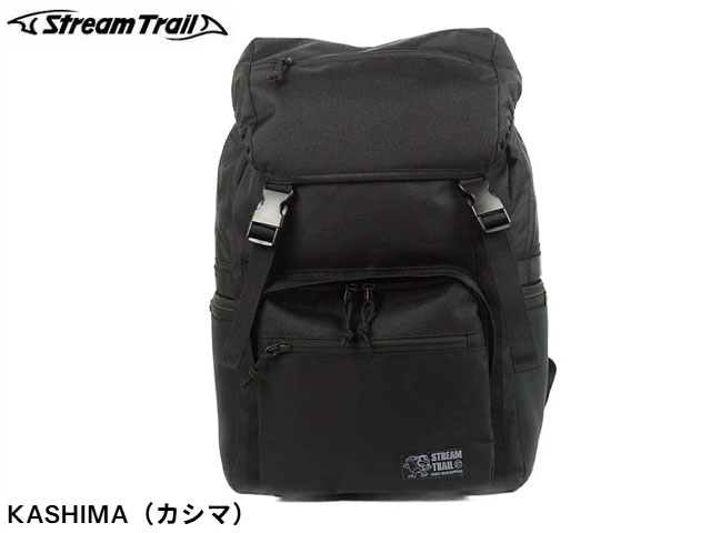 国内正規品 Stream Trail ストリームトレイル KASHIMA BLACK 20L バックパック カシマ リュック 釣り fishing フィッシング マリンスポーツ サーフィン サップ アウトドア スポーツ観戦 野外イベント フェス 旅行 レジャー|SBC店