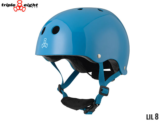 国内正規品 トリプルエイト triple eight T8 LIL 8 YOUTH HELMET リトルエイト ユース BLUE GLOSSY ネオン  ブルー グロッシー 自転車 スケートボード BMX ピスト ヘルメット キッズ 子供 スノーボード 頭 保護 SKATEBOARD 新着セール