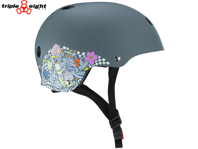 国内定め事品 トリプル八つ triple eight T8 THE CERTIFIED SWEATSAVER HL リジー・アルマント LIZZIE ARMANTO SIGNATURE MODE サーティファイド スウェットセーバー BLACK RUBBER 銀輪 滑るゲーム盤 BMX ピスト 安全帽 キッズ ちびっ子 スノーボード 頭 保護すること SKATEBOARD