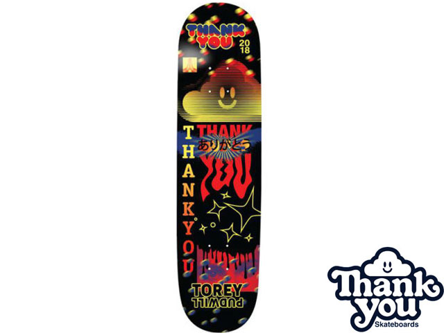 国内正規品 THANK YOU SKATEBOARDS Skateboard TOREY TIGER スケートボード デッキ FLY DECK  サンキュー スケボー