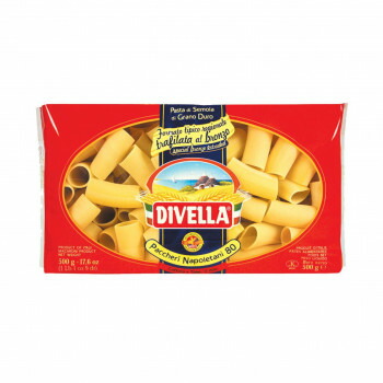 DIVELLA ディヴェッラ パッケリ・ナポレターニ #80 500g×12個 極太筒状パスタ【ブロンズダイス使用】 カンパーニア発祥 ラグーソース 業務用 イタリア産
