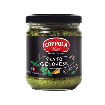 COPPOLA コッポラ ペスト・ジェノヴェーゼ 180g×12個 バジル チーズ 松の実 パスタソース 【業務用 大容量】 イタリア産|SBN21