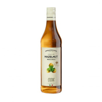 ORSADRINKS ヘーゼルナッツ・シロップ 750ml&times;6個 655-004 【イタリア産】 コーヒー ドリンク 業務用 シロップ 業務用 おしゃれ カフェ バリスタ ホット アイス おすすめ｜ＳＢＮ２１