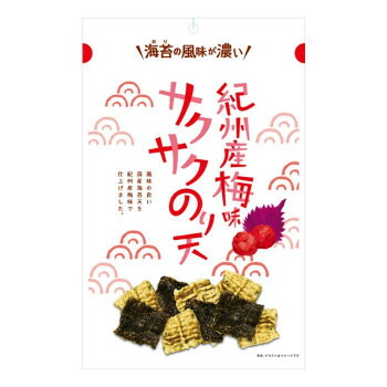 まるか食品 紀州産梅と赤しそ香るサクサクのり天 65g(12×4) 【日本製】 梅風味 おつまみ お茶請け おやつ お返し 内祝い