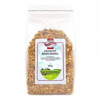 アララ クランチブランミューズリー 800g 8セット 【食物繊維豊富 低糖質】 ブランスティック入り カリカリ食感 レーズン ヘーゼルナッツ 朝食シリアル グラノーラ