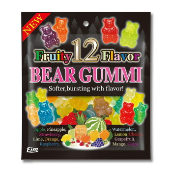 エイム 12フレーバーベアーグミ 24袋【48g×24】 12種類のフレーバーアソート カラフルなグミ お菓子 おやつ お返し 内祝い