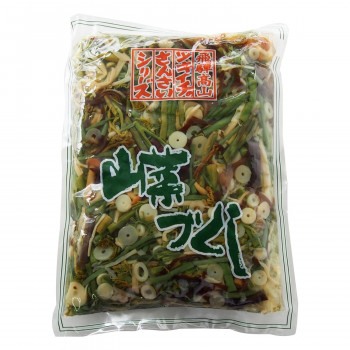 山一商事 山菜づくし味付 1kg×15個 29245 【6種山菜ミックス】 国産 わらび 山せり 細竹 きくらげ えのき なめこ 業務用 大量 アレンジ自在 食材