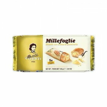 ヴィチェンチ パフペーストリーロール クリーム 125g 16個セット 【192層パイ生地】 イタリア産 おやつ お返し ギフト