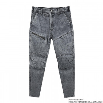 K-ZOC ケイゾック カーゴパンツ GKW-2063 ワークパンツ 作業服 ワークウェア 秋冬 防寒 ストレッチ メンズ 防風 収納ポケット ブラック S