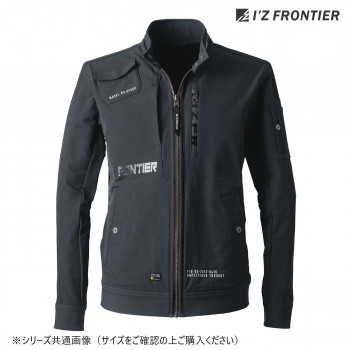アイズフロンティア ストレッチワークジャケット 13 防寒着 御役目服 細工物御召しもの 秋冬 防風 高耐久 伸ばすこと 好いたらしい ディープグレー M 5860