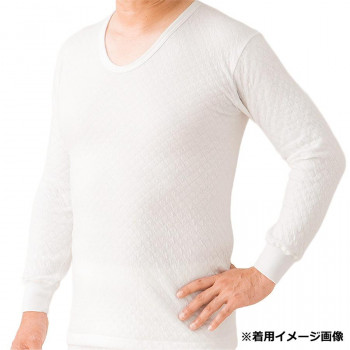防寒着 作業服 桑和 0534-00 ビビエルボ メディロン 極上キルト 紳士長袖シャツ 秋冬 防風 ワークウェア 保温 3層構造 M 3301