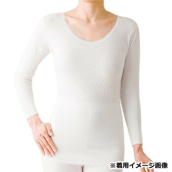 防寒着 作業服 秋冬 婦人8分袖インナー ビビエルボ メディロン 極上キルト 0534-00 防風 ワークウェア 保温 あったかい LL 3311