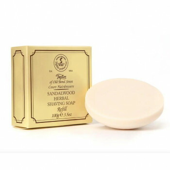 連合王国製 Taylor of Old Bond Street テイラー サンダル白木 シェービング石ケン 100g 秋冬 細工物お召しもの シェービング皮膚軟化剤 ひげ剃り 泡立ち 差し上げ物