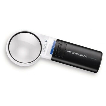 Eschenbach mobiluxLED+mobase LEDワイドライトルーペ&専用スタンド 4倍(16.0) 非球面レンズ 60mmΦ(4倍) 1511-41M｜ＳＢＮ２１