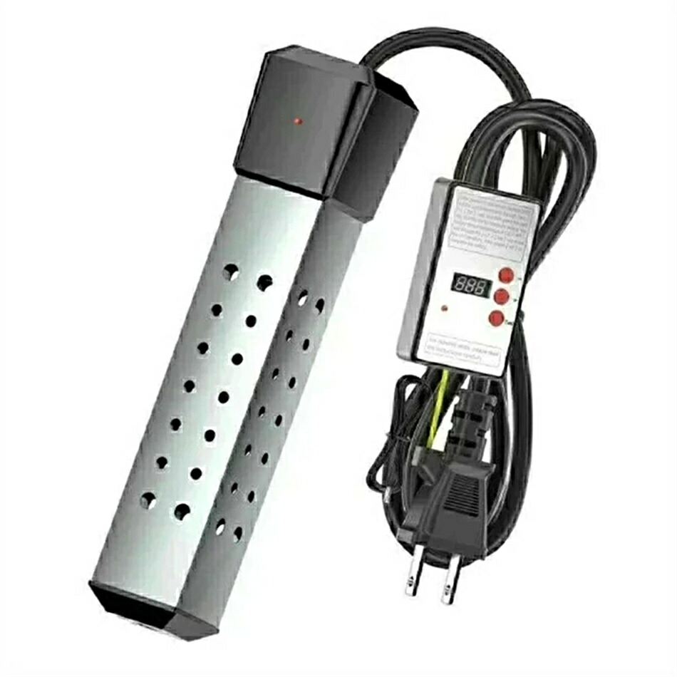 投げ込みヒーター 風呂 電気給湯器 【温度センサー付き】 1500W 湯沸かしヒーター サーモスタット付 70°自動オフ 追い焚き 対応 浴槽 バスタブ フットバス 家庭 アウトドア 学校用