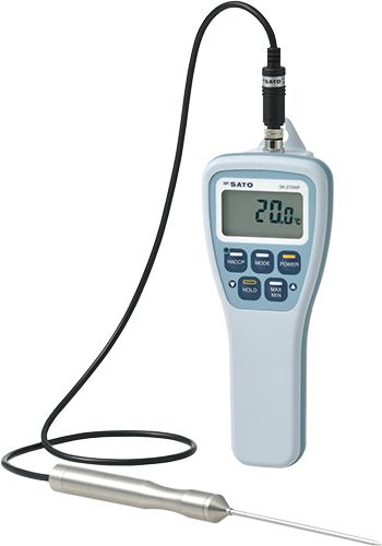 SATO 雨合羽／デジタル真っただ中気温計 SK-270WP【-50～300℃】標準尺度検出器付 デジタル書きあらわす セパレート手合い 御勤め用 ホスピタル 併設 滋養物供給真っただ中 勝手もと 胃腸病押しとどめる HACCP打つ手 気温書きあらわす 耐熱 耐衝撃 気狂い水抵抗性