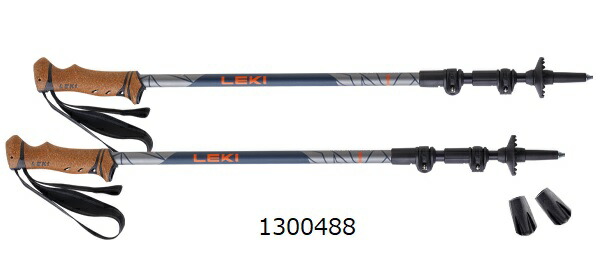 キャラバン【LEKI】レキ  レガシーライト  トレッキングポール 1300488 670ネイビー