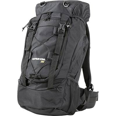 キャプテンスタッグ　【CAPTAIN STAG】　 FEEL BOSCO トレッキングザック 　登山用ザック　バックパックUM2320ブラック　35L