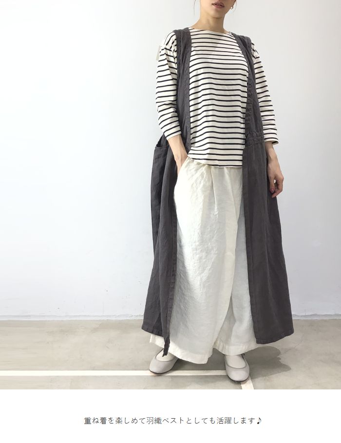 30 Off 春夏 ワンピース ｃｌｏｔｈｉｎｇ In 30 Off レディース 30 Off Summer 麻 Summer 3way ｓｃａｍｐ ワンピース In 新作 日本製 ワイドシルエット Japantb Tumugu ツムグ ソリトリネン3way ツムグ リネン 21ss ワンピースmade Sale