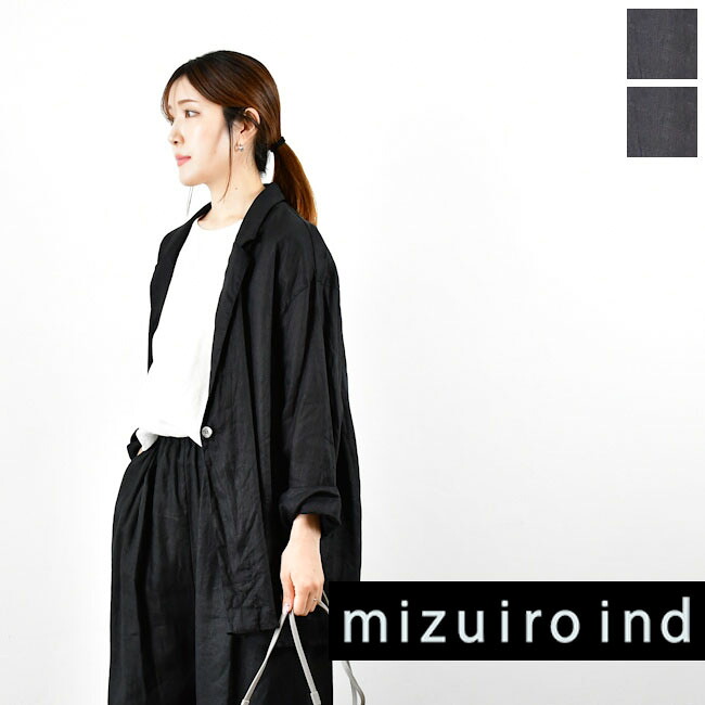 【全品１１％OFFクーポン対象】&＼P最大47.5倍／マラソン!!7/26(日)1:59まで 　　【動画あり】mizuiro ind (ミズイロインド)linen shirt JK 2colormade in japan2-230147｜ＳＣＡＭＰ　ＣＬＯＴＨＩＮＧ 18,150円
