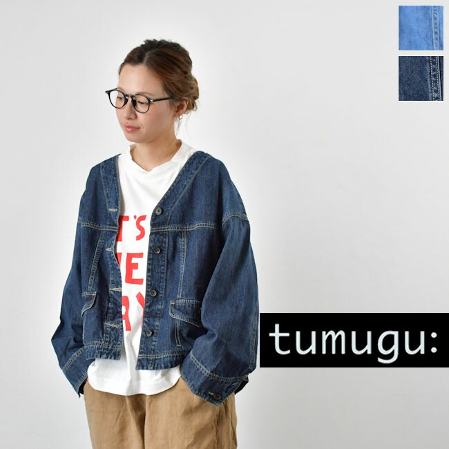 【予約販売】【動画あり】 tumugu(ツムグ)9ozデニム ジャケット 2colortb26108｜ＳＣＡＭＰ　ＣＬＯＴＨＩＮＧ 23,443円
