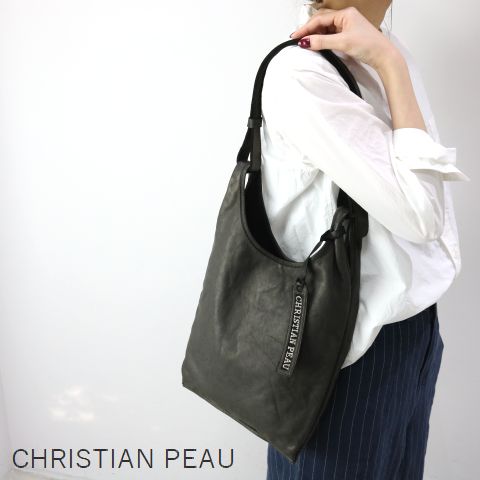 クリスチャンポー／CHRISTIAN PEAU バッグ ハンドバッグ 鞄 トートバッグ レディース 女性 女性用レザー 革 本革 ダークブラウン 茶 ブラウン BD-20-TOTE 2WAY ショルダーバッグ ウォッシュ加工 ハンドバッグ レビュー高評価の商品