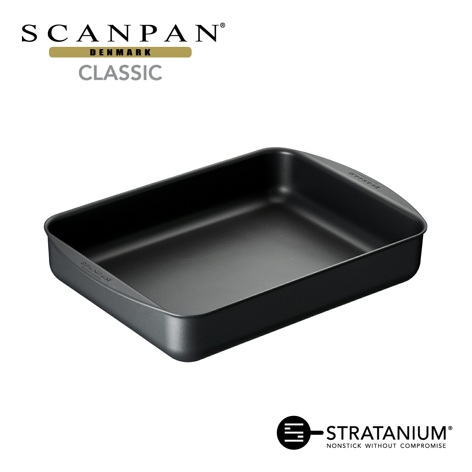 【製造業者堅苦しさ】走査食麺麭 Classic 続きもの ロースティングパン ３９x２７糎 ロースティングパン 真四角 ロースター お皿一皿分の料理 周囲の状況に思ん量り オーヴン膳立て ノン突っ支い棒 安全性のあるなフライパン フッ素製作 SCANPAN デンマーク王国 STRATANIUM