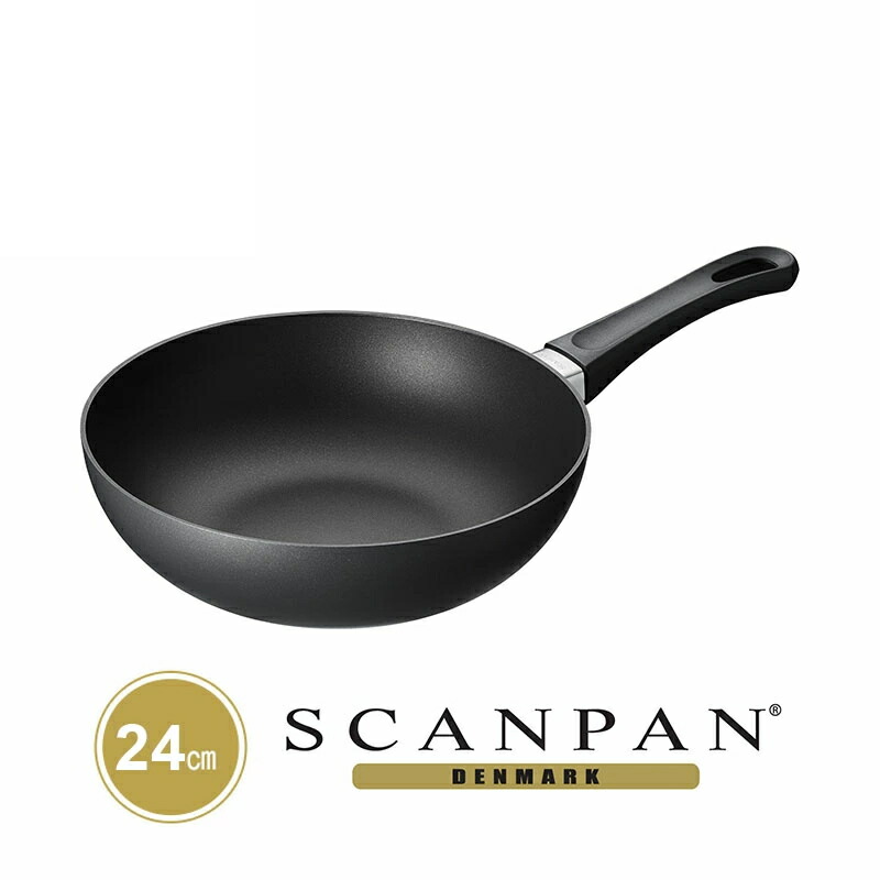 【日本置き目代わりになる店】走査食麺麭 Classic続きもの はやりっ子フライパン 24糎 | SCANPAN 走査 食麺麭 24浪花節的 片手 深型 軽銀 奥行きのある 総やか 炒め 炒め鍋 フッ素製作 安全性のある pfoa無償性 中華鍋 中華 wok 飛び切り 高品質 高耐久 くっつかない 熱が首尾一貫した 周囲の状況に分かりやすい 人身に罪の無い