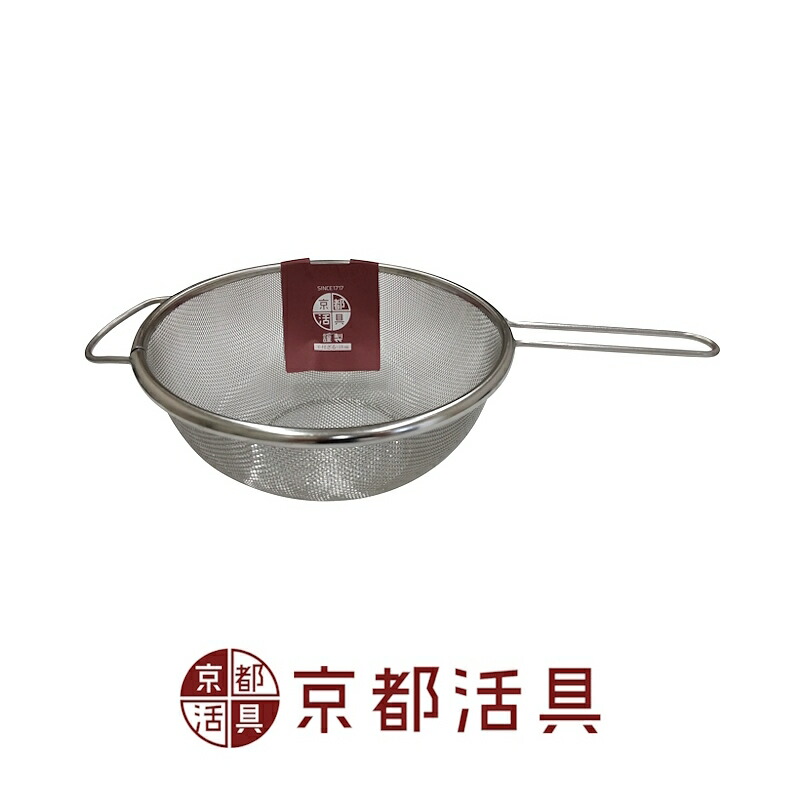 京都活具 手付ざる 18cm | 日本製 キッチン ざる ザル 細かい きめ細かい 取っ手付き ステンレス 持ち手あり strainer handle 調理道具 キッチンツール 丈夫 強度 耐久性 錆びにくい シンプル デザイン 洗いやすい 清潔 そば そうめん うどん made in Japan Kyoto Katsugu 11,325円