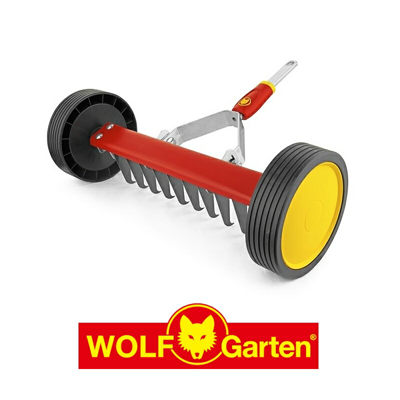 【楽天市場】WOLF Garten ローラー式芝生清掃レーキ（サッチ取り）| ウルフガルテン UR-M3 Wolfgarten multi ...