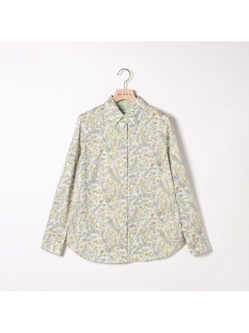 楽天市場】リバティプリントパッチワークブラウス SCAPA