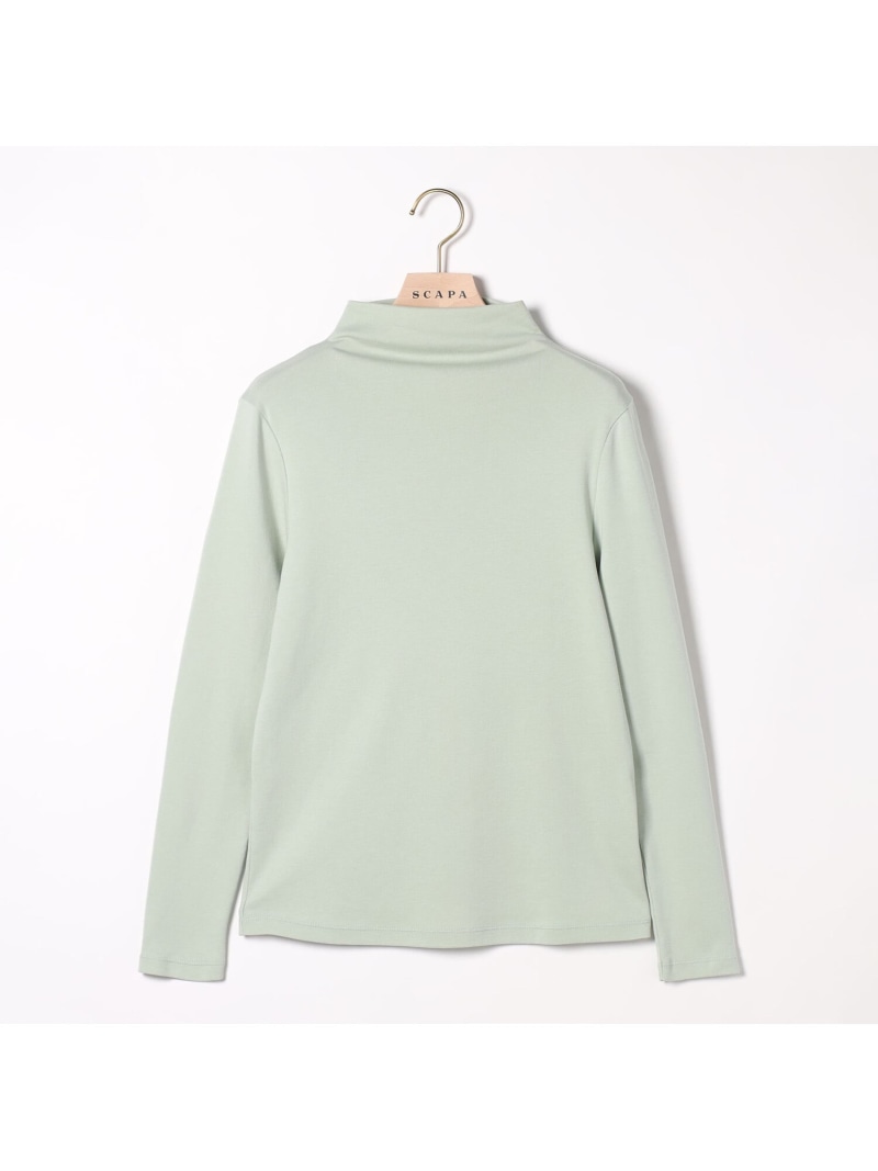 スキャパ（SCAPA）/コットンリネンハイネックカットソー 楽天市場】コットンリネンハイネックカットソー SCAPA スキャパ