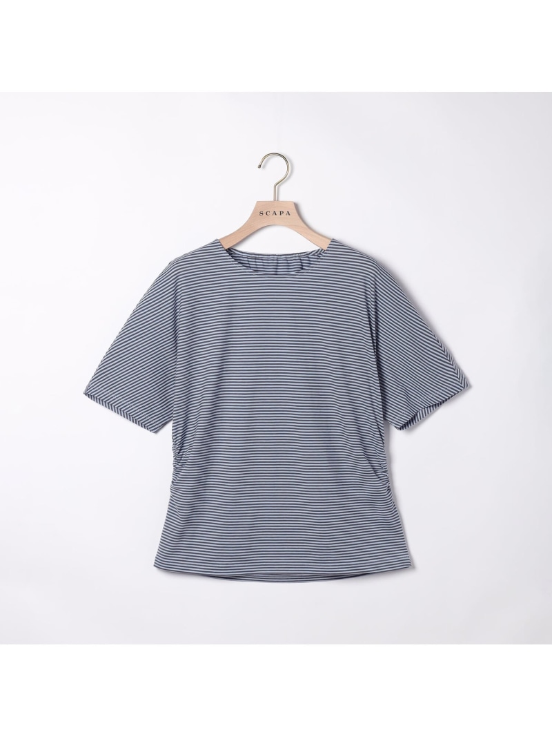 楽天市場】【SALE／44%OFF】コンパクトボーダーカットソー SCAPA