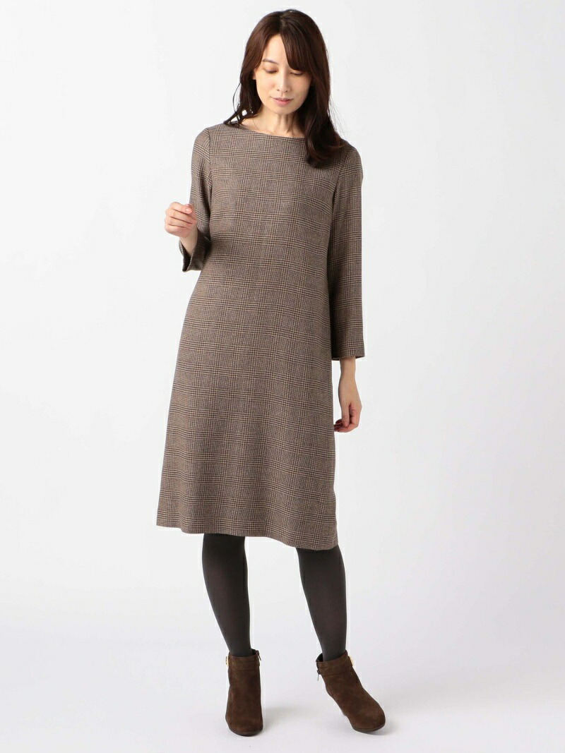 グレンチェック ワンピース Keith キース ワンピース ワンピースその他 ブラウン グレー 送料無料 Rakuten Fashion Fitzfishponds Com