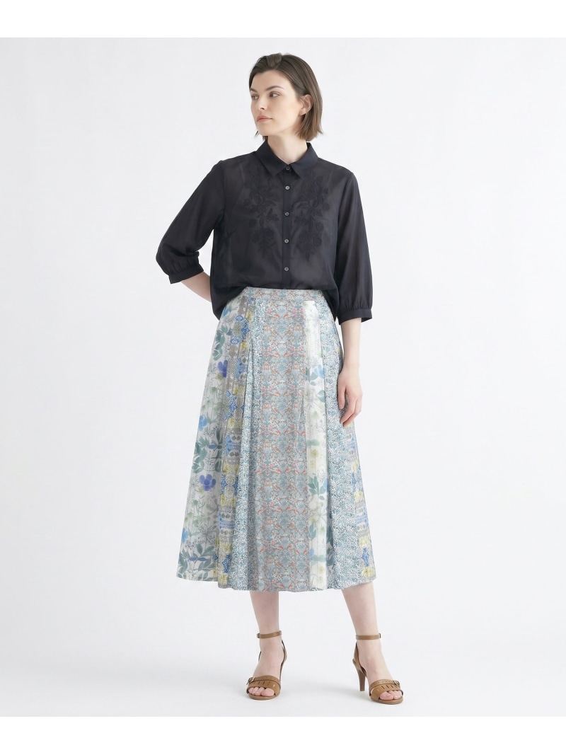 Liberty Printパッチワーク2スコート SCAPA スキャパ スコート 余分の物のスコート【貨物輸送無料】[ Fashion]