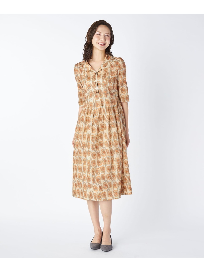 V&A TIRZAH MARBLEワンピース KEITH キース ワンピース・ドレス ドレス ブラウン【送料無料】[ Fashion]