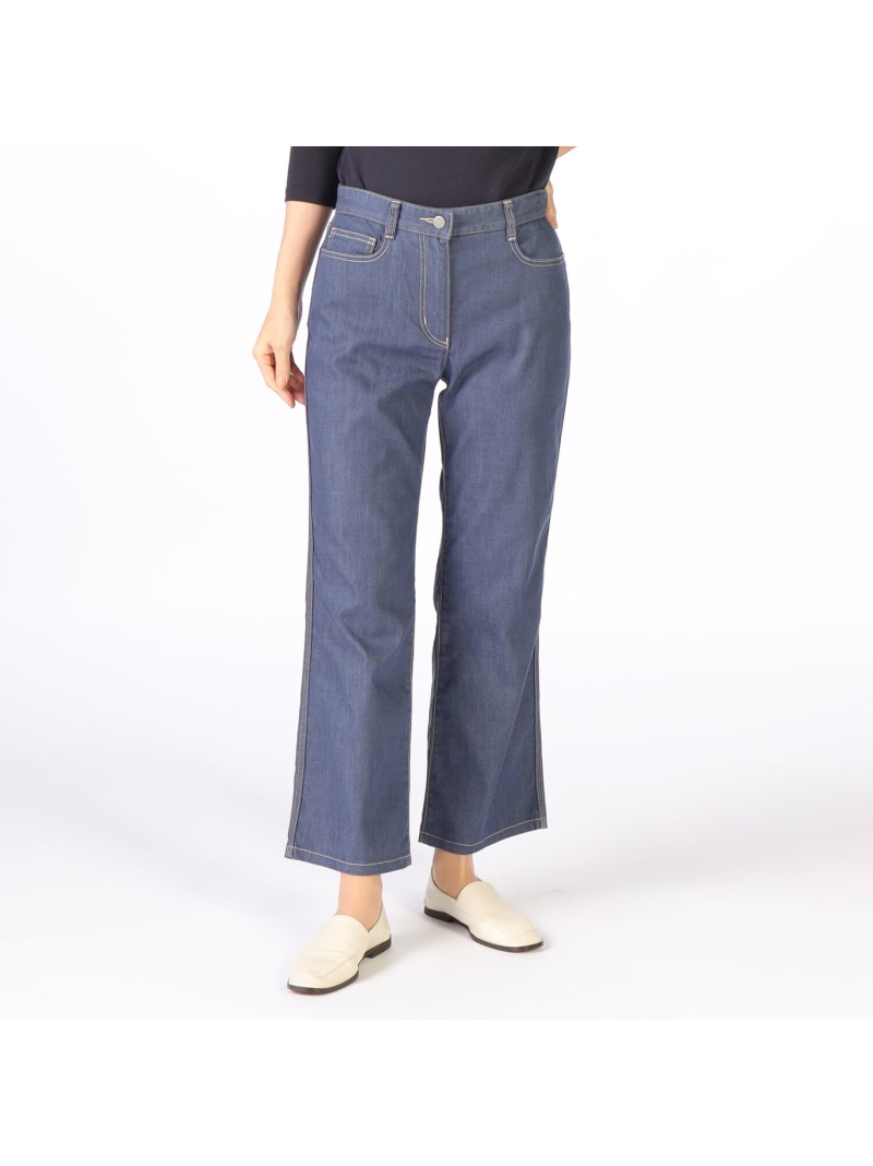 スラブシャンブレーパンツ SCAPA スキャパ パンツ その他のパンツ ネイビー【送料無料】[ Fashion]
