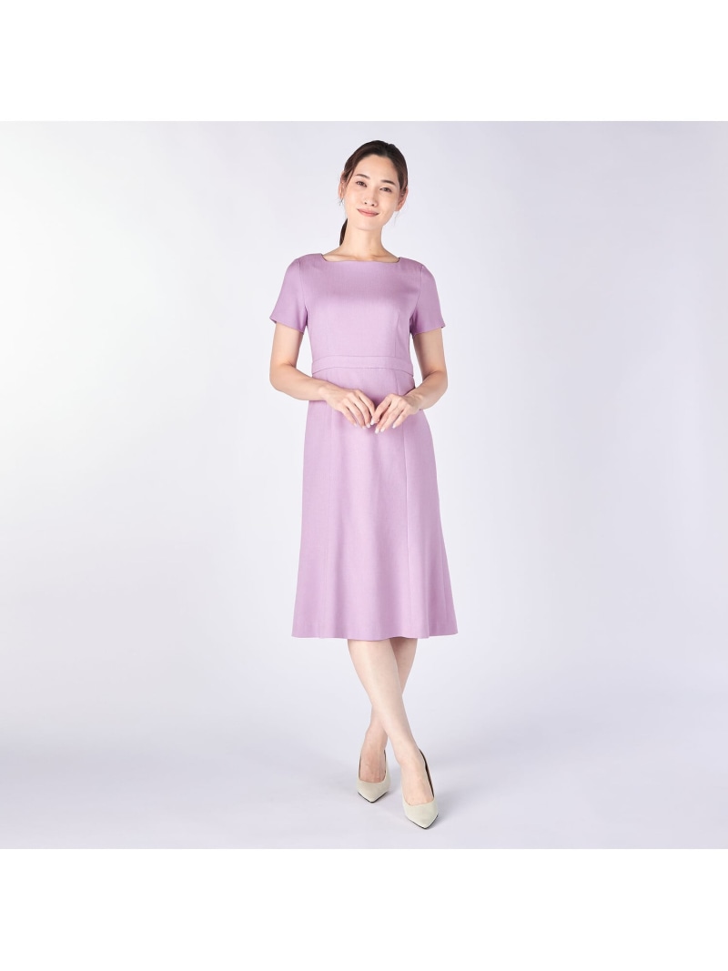 【SALE／51%OFF】【Lサイズ】チェルシーオックスワンピース KEITH キース ワンピース・ドレス ドレス パープル グレー【RBA_E】【送料無料】[ Fashion]