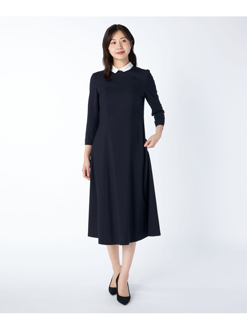 ウールトロワンピース KEITH キース ワンピース・ドレス ドレス ネイビー【送料無料】[ Fashion]