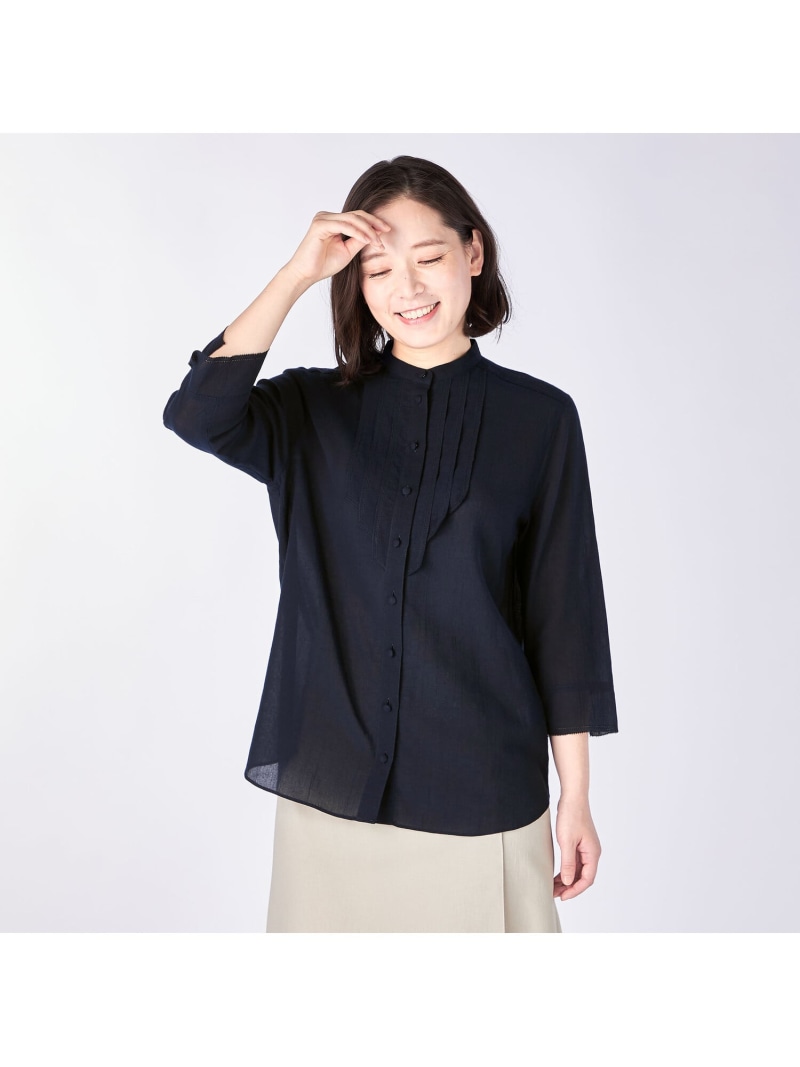 【SALE／37%OFF】【Lサイズ】ウェービーローンブラウス KEITH キース トップス シャツ・ブラウス ホワイト ブルー ネイビー【RBA_E】【送料無料】[ Fashion] 13,552円