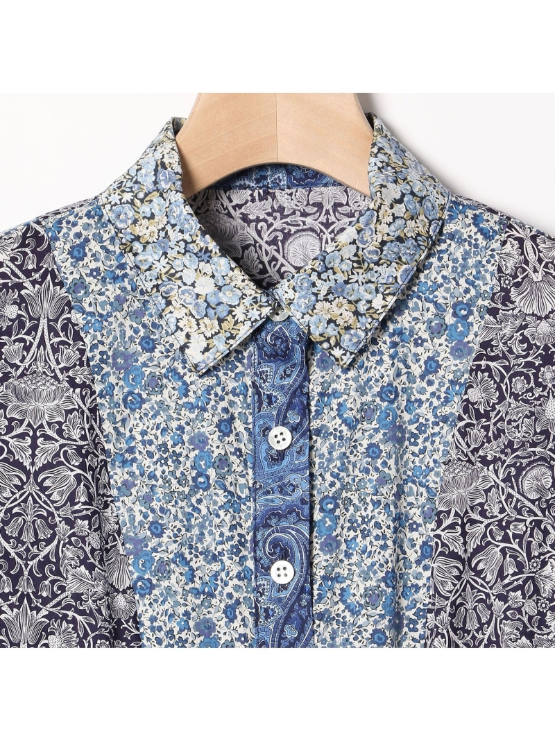 開店祝い 楽天市場 リバティプリントパッチワークワンピース Scapa スキャパ ワンピース ワンピースその他 ブルー 送料無料 Rakuten Fashion スキャパ キース 人気ブランド Fiker Org