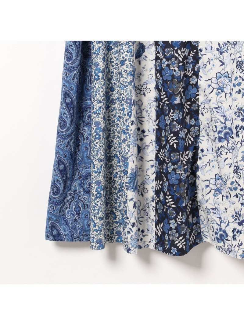 開店祝い 楽天市場 リバティプリントパッチワークワンピース Scapa スキャパ ワンピース ワンピースその他 ブルー 送料無料 Rakuten Fashion スキャパ キース 人気ブランド Fiker Org