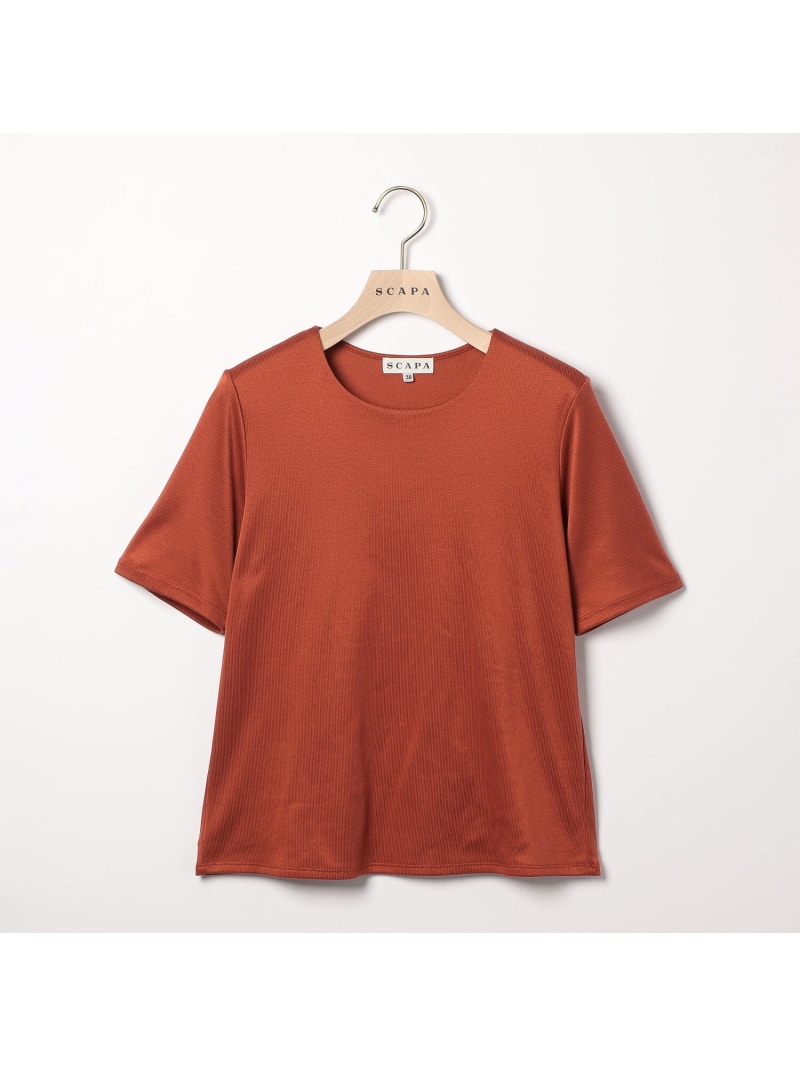 楽天市場】コットンリネンハイネックカットソー SCAPA スキャパ
