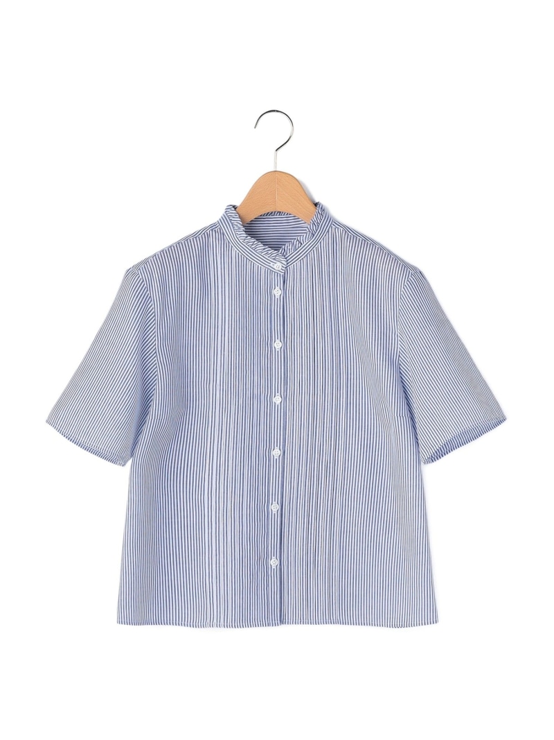 【SALE／40%OFF】パナマストライプブラウス KEITH キース トップス シャツ・ブラウス ブルー【RBA_E】【送料無料】[ Fashion]