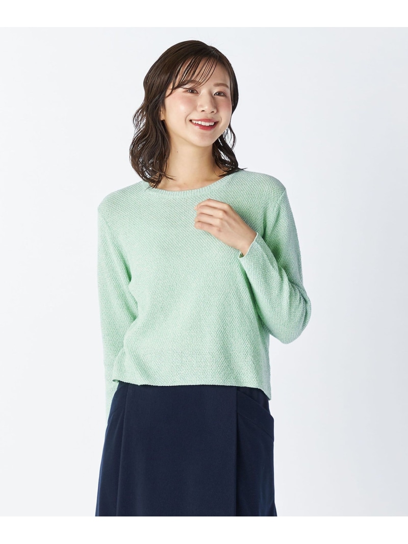 シードステッチニット KEITH キース トップス ニット ホワイト【送料無料】[ Fashion]