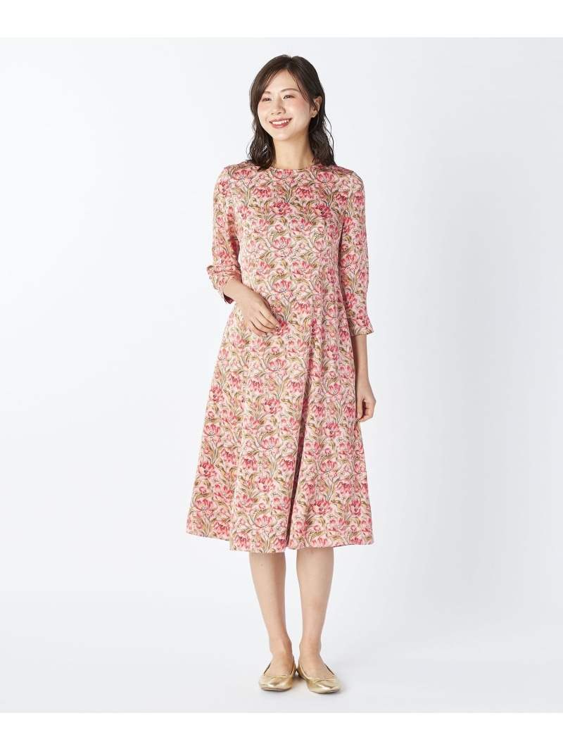 ガーデンフローラルワンピース KEITH キース ワンピース・ドレス ドレス ピンク【送料無料】[ Fashion]