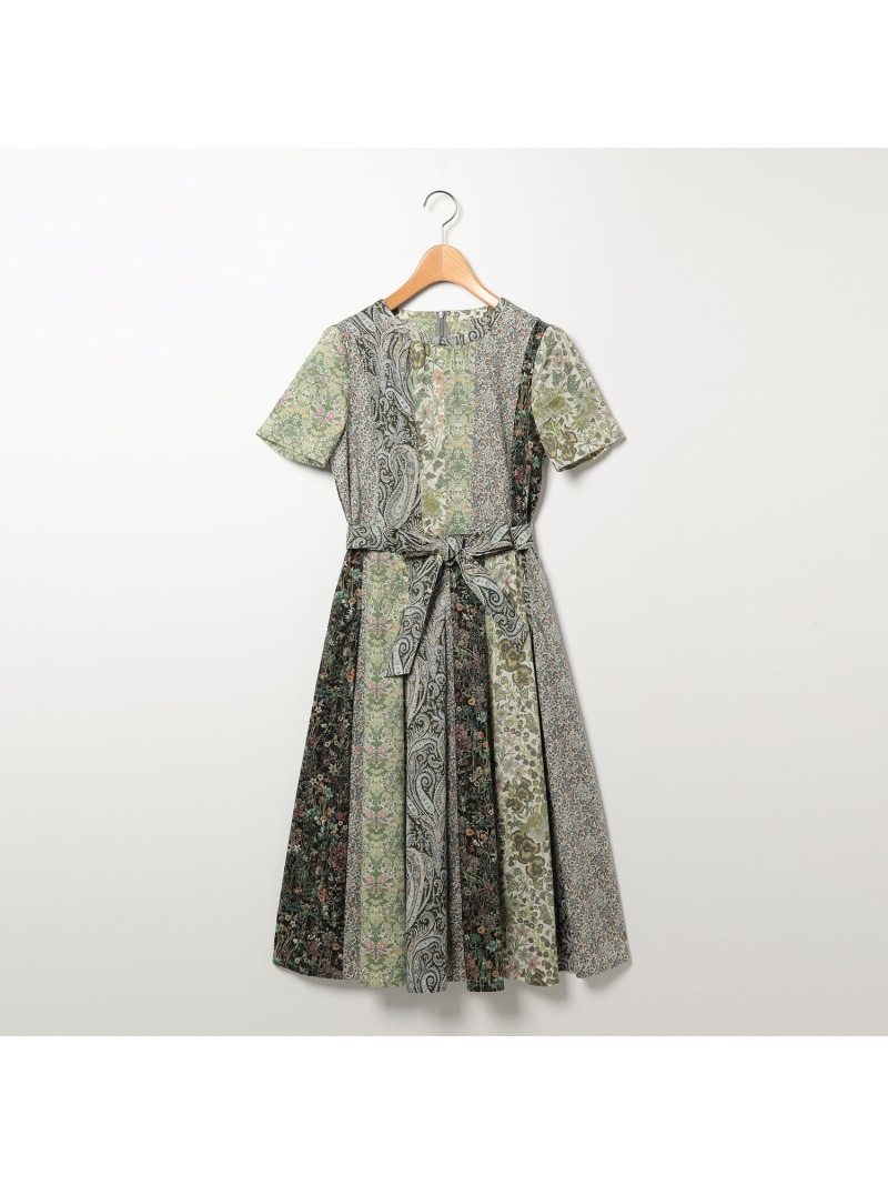 楽天市場】リバティプリントパッチワークワンピース／スキャパ（SCAPA